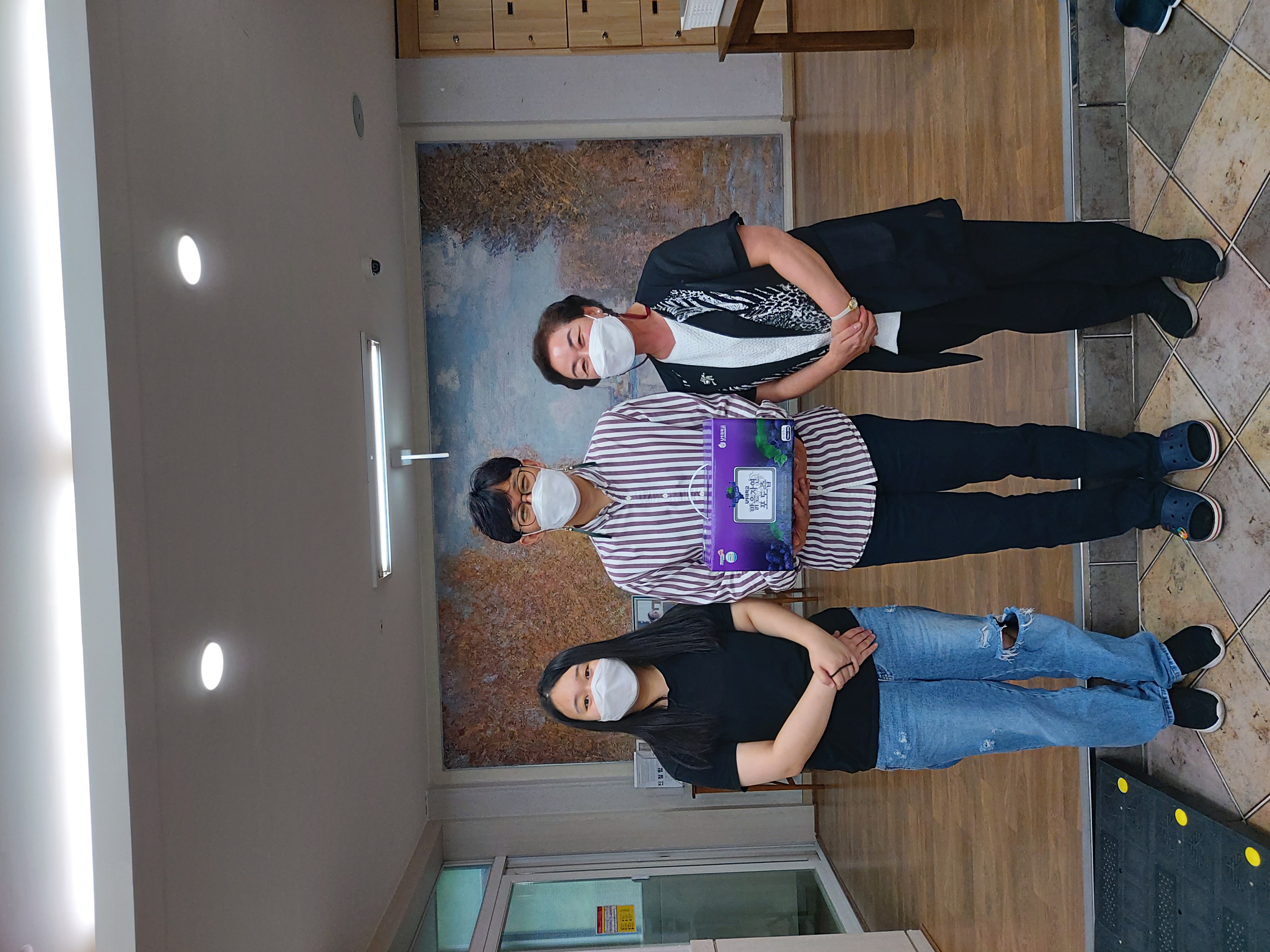 2021년도 취업 격려 방문(장우심 교수님)